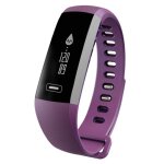 Bracelet connect ios androis smartwatch bluetooth cardio podomtre appel violet yonis - neuf
