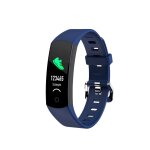 Bracelet connect smartwatch bluetooth oled tanche podomtre android ios bleu yonis - neuf