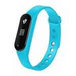 Bracelet connect sport ios android montre tactile cardio appel ip65 bleu yonis - neuf