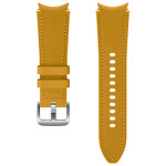 Bracelet hybride en cuir pour g watch 4 classic 115mm, s / l moutarde samsung - neuf