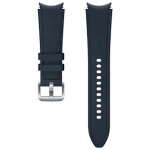 Bracelet hybride en cuir pour g watch 4 classic 130mm, m / l bleu marine samsung - neuf