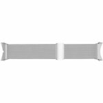 Bracelet milanese metal loop pour g watch series 4 / 4 classic / 5 / 5 pro / 6 / 6 classic m / l argent ...
