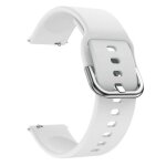 Bracelet en silicone riff pour samsung galaxy watch d'une largeur de 20 mm blanc - neuf