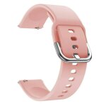 Bracelet en silicone riff pour samsung galaxy watch d'une largeur de 20 mm rose - neuf