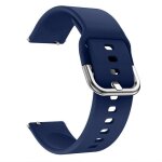 Bracelet en silicone riff pour samsung galaxy watch d'une largeur de 22 mm bleu - neuf