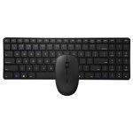 Bundle rapoo clavier et souris 9300m bt / sans fil ultra fin, noir, nano usb - neuf