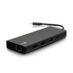 C2g station d'accueil usb - c ; 9 - en - 1, double cran avec hdmi ; , ethernet, usb, audio 3, 5 mm et ...