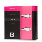 C�ble hdmi m�le / m�le blanc 5m - neuf