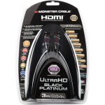 Cble hdmi monster black platinum 3m - rsolution 4k - pour pc, home cinema ou studio - vido hdr - 27 ...