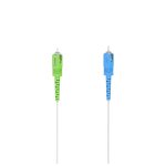 Cble rseau fibre optique, fiche sc / apc - fiche sc / upc, 10 gbit / s, 2m - neuf
