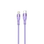 Câble tellur silicone type - c vers lightning, pd18w, 1m, violet - neuf Câble tellur silicone type - c vers lightning, pd18w, 1m, violet - neuf