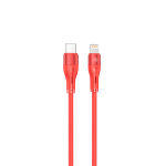 Câble tellur silicone type - c vers lightning, pd18w, 1m, rouge - neuf Câble tellur silicone type - c vers lightning, pd18w, 1m, rouge - neuf