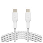 Cble tress usb - c vers usb - c boost?charge? (1m), blanc - neuf