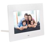 Cadre photo numrique 7 pouces lcd tft mp3 lecteur carte sd ms audio vido blanc yonis - neuf