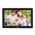 Cadre photo numrique tft led 12 pouces lecteur mdia usb sd vido mp4 mp3 noir yonis - neuf