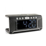 Caliber hcg008q radio portable horloge analogique noir - neuf