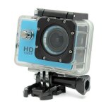 Camera embarque sport lcd caisson tanche waterproof 12 mp full hd 1080p bleu yonis - neuf