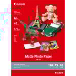 Canon papier photo mat a3 mp - 101 - 40 feuilles - neuf Canon papier photo mat a3 mp - 101 - 40 feuilles - neuf