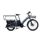 Cargobike electrique, e - long tail, aluminium, shimano altus 7v, autonomie jusqu'a 90km, baterrie 48v ...