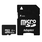 Carte memoire 32go micro sdhc sd tablette tactile smartphone universel classe 10 yonis - neuf