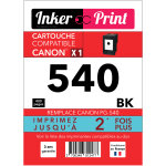 Cartouche d'encre recycl�e compatible avec canon pg - 540 xl (noir) - neuf