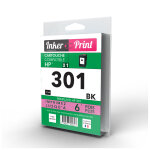 Cartouche d'encre recycl�e compatible avec hp 301 xl (noir) - neuf