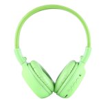 Casque audio sans fil stro cran lcd lecteur voyant lumineux radio fm vert yonis - neuf