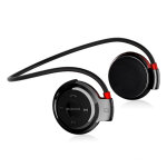 Casque bluetooth couteurs sans fil fm autonomie 10 heures batterie lithium noir yonis - neuf