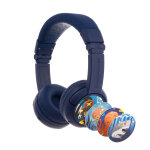 Casque buddyphones play + bleu nuit - neuf