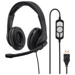 Casque micro de bureau pour pc hs - usb300 hama - neuf