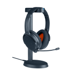 Casque de travail fokus avec reduction de bruit active hybride, bleu - neuf