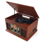 Chane hifi rtro multifonction en bois - neuf
