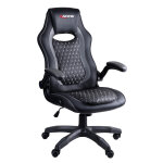 Chaise de course gamer pro noire - neuf