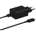 Chargeur maison 45w power delivery + câble usb c / usb c noir samsung - neuf Chargeur maison 45w power delivery + câble usb c / usb c noir samsung - neuf