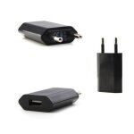 Chargeur secteur adaptateur usb iphone universel noir - neuf