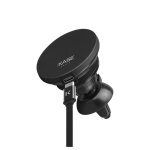 Chargeur de voiture sans fil dtachable 2 - en - 1 (15w), noir carbone - neuf