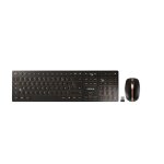 Cherry dw 9100 slim clavier souris incluse universel rf sans fil + bluetooth azerty fran�ais noir - neuf ...