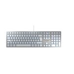 Cherry kc 6000 slim clavier filaire, blanc / argent, usb, azerty - fr - neuf Cherry kc 6000 slim clavier filaire, blanc / argent, usb, azerty - fr - neuf