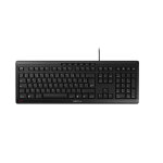 Cherry stream keyboard clavier filaire, noir, usb, azerty - fr - neuf