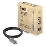 Club3d cac - 1587 changeur de genre de c�ble usb gen2 type - c hdmi type a (standard) noir - neuf