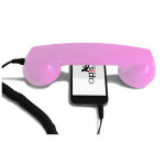 Combin tlphone rtro pour smartphones android - rose - neuf