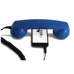 Combin tlphone rtro pour smartphones android - bleu fonc - neuf