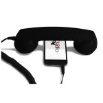 Combin tlphone rtro pour smartphones android - noir - neuf