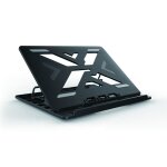 Conceptronic ergo laptop cooling stand supports de laptop noir 39, 6 cm (15. 6 ) - neuf