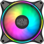 Cooler master masterfan mf120 halo 3in1 boitier pc ventilateur 12 cm noir, gris - neuf