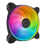 Cooler master masterfan mf140 halo boitier pc ventilateur 14 cm noir - neuf