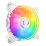 Cooler master masterfan mf140 halo white edition boitier pc ventilateur 14 cm blanc - neuf