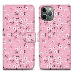 Coque pour apple iphone 11 pro design pluie de fleurs no. 6 housse de protection �tui avec fermeture ...
