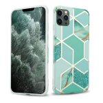 Coque pour apple iphone 12 pro max en marbre or vert clair no. 3 housse de protection �tui en silicone ...