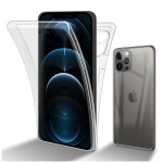 Coque pour apple iphone 12 en transparent 360 full body housse de protection tui protection frontale ...